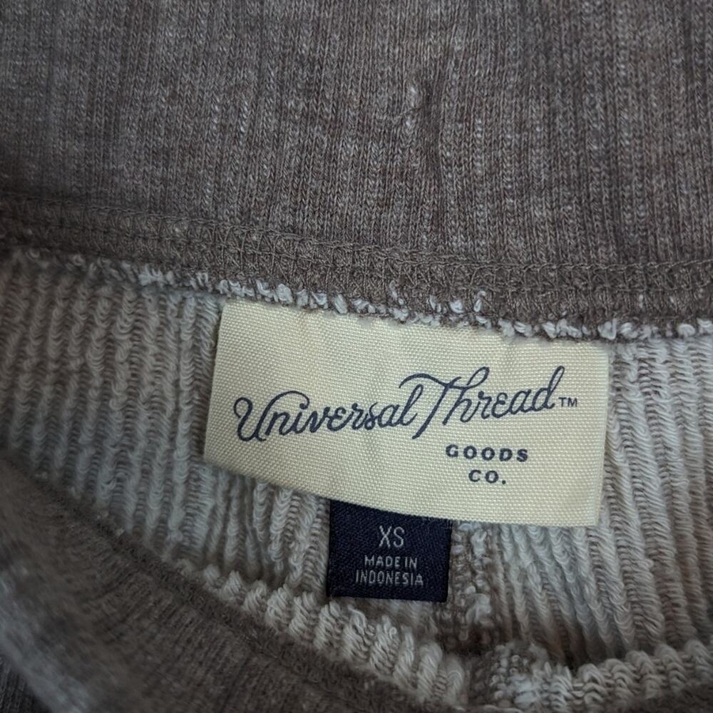 NWT Universal Thread Tan Ribbed Drawstring Ankle Pants - Picture 5 of 8